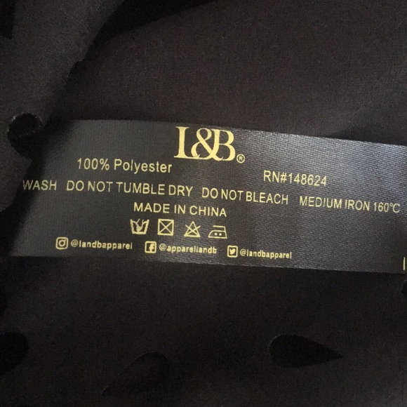 L&B Black suede halter top - Picture 5 of 5